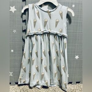 Kate Quinn Ice Cream Print Sleeveless Dress